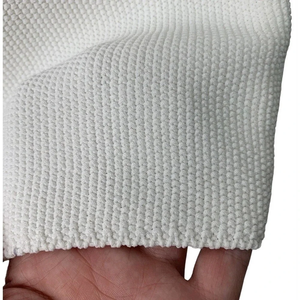 The Sei One Shoulder Cape Midi Pique Knit Sweater Dress Womens Size Medium $399 - Picture 12 of 15